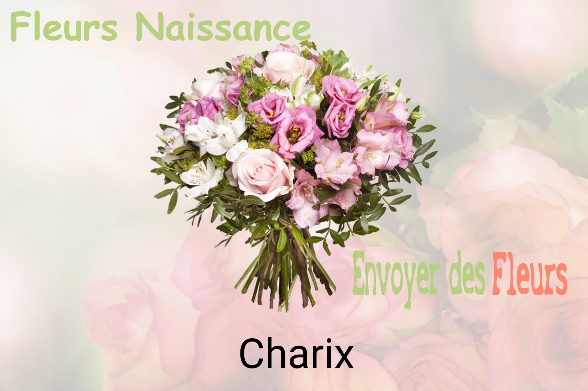 Bouquet de fleurs de naissance livré à Charix